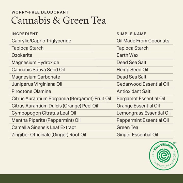 Cannabis & Green Tea