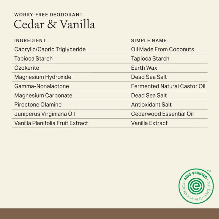 Cedar & Vanilla